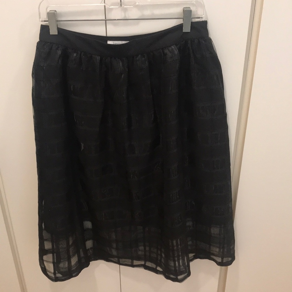 Black party skirt